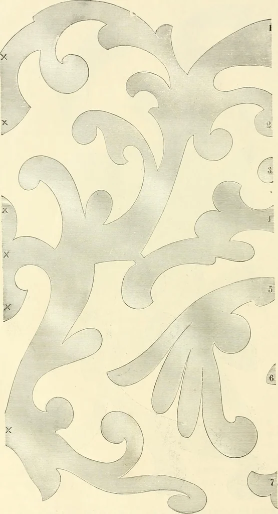 An illustration from Needle-craft: artistic and practical, 1889, leaf 183