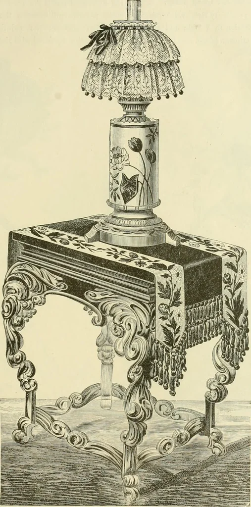 An illustration from Needle-craft: artistic and practical, 1889, leaf 184