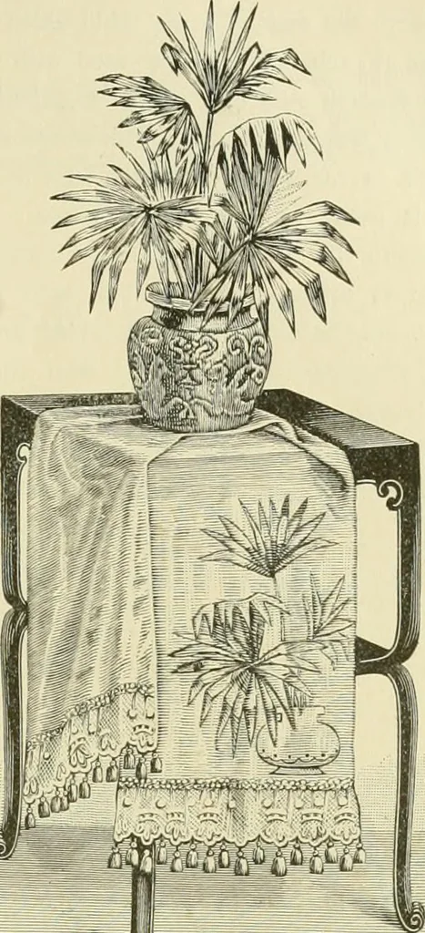 An illustration from Needle-craft: artistic and practical, 1889, leaf 188