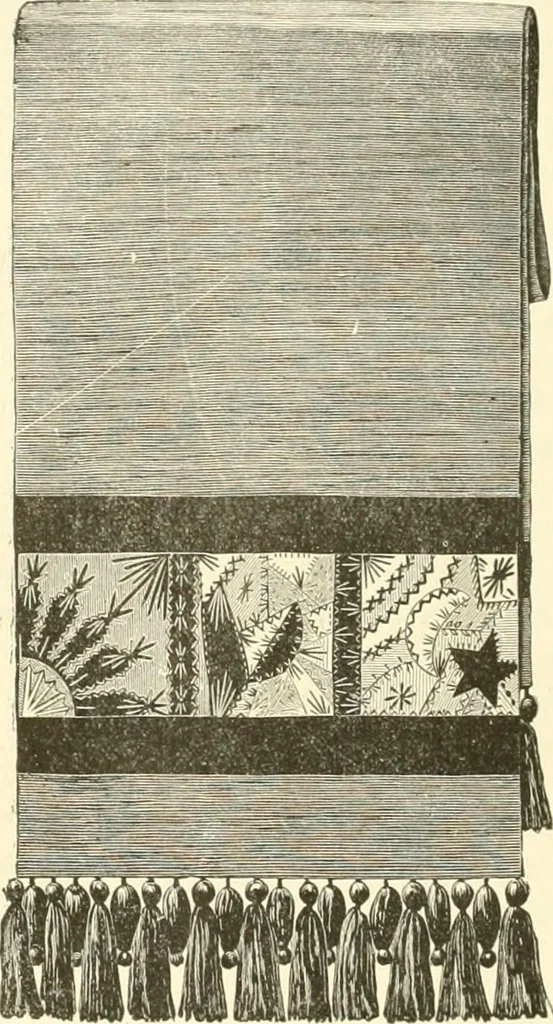 An illustration from Needle-craft: artistic and practical, 1889, leaf 191