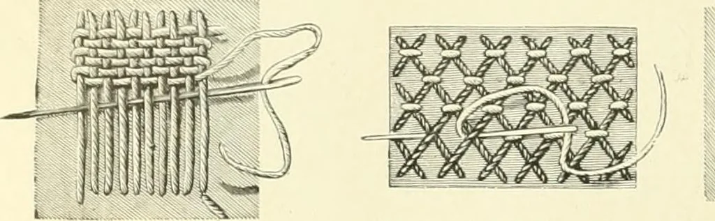 An illustration from Needle-craft: artistic and practical, 1889, leaf 193