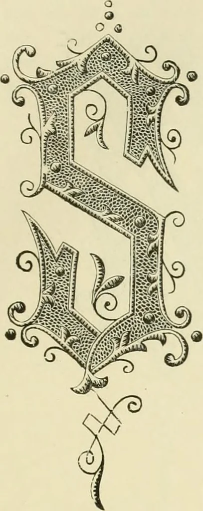 An illustration from Needle-craft: artistic and practical, 1889, leaf 202