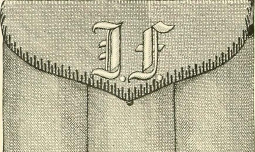 An illustration from Needle-craft: artistic and practical, 1889, leaf 215