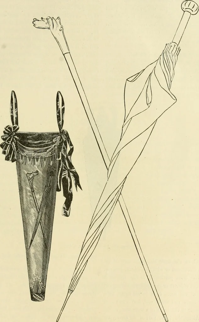 An illustration from Needle-craft: artistic and practical, 1889, leaf 216