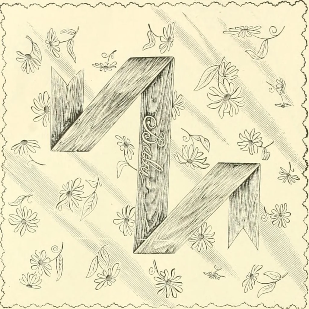 An illustration from Needle-craft: artistic and practical, 1889, leaf 223
