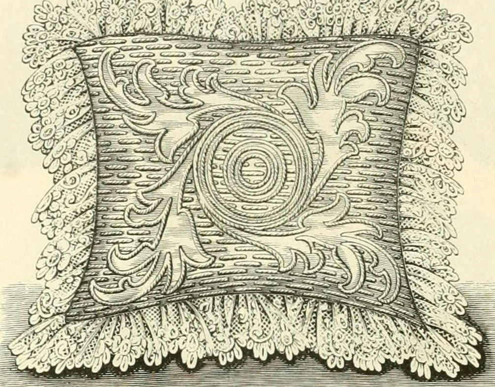 An illustration from Needle-craft: artistic and practical, 1889, leaf 233