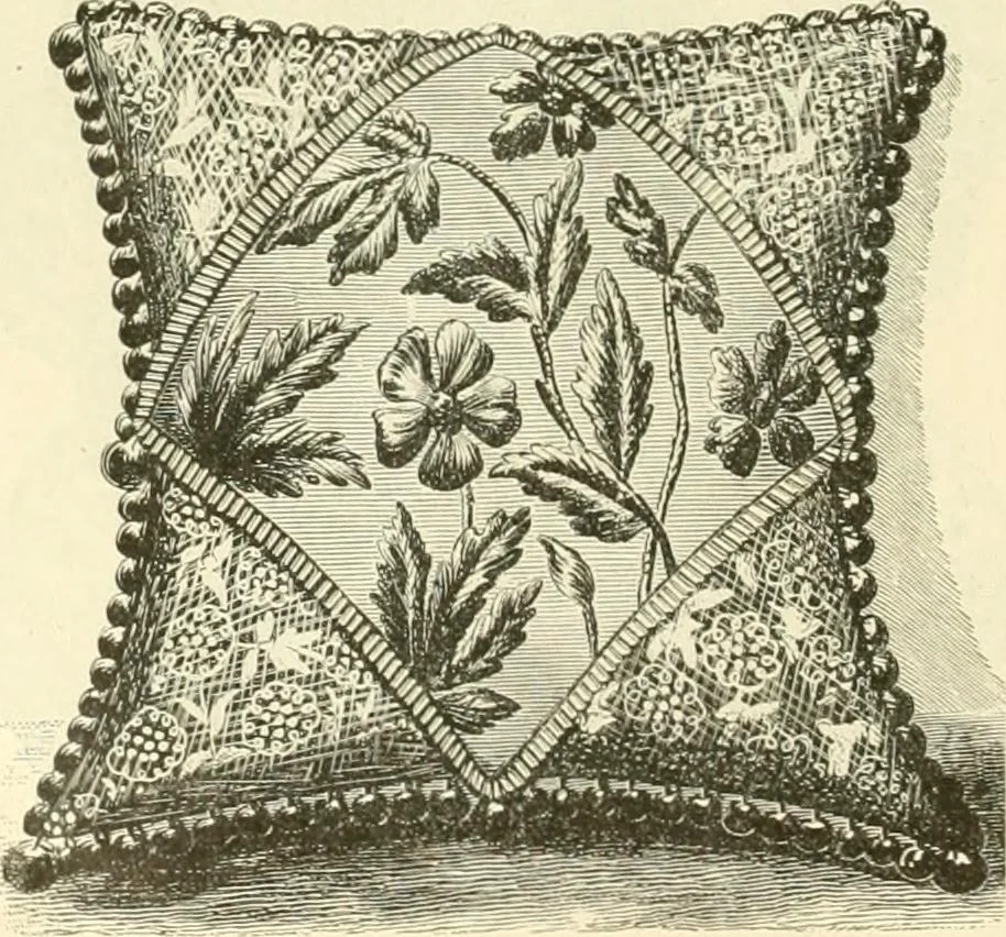 An illustration from Needle-craft: artistic and practical, 1889, leaf 233