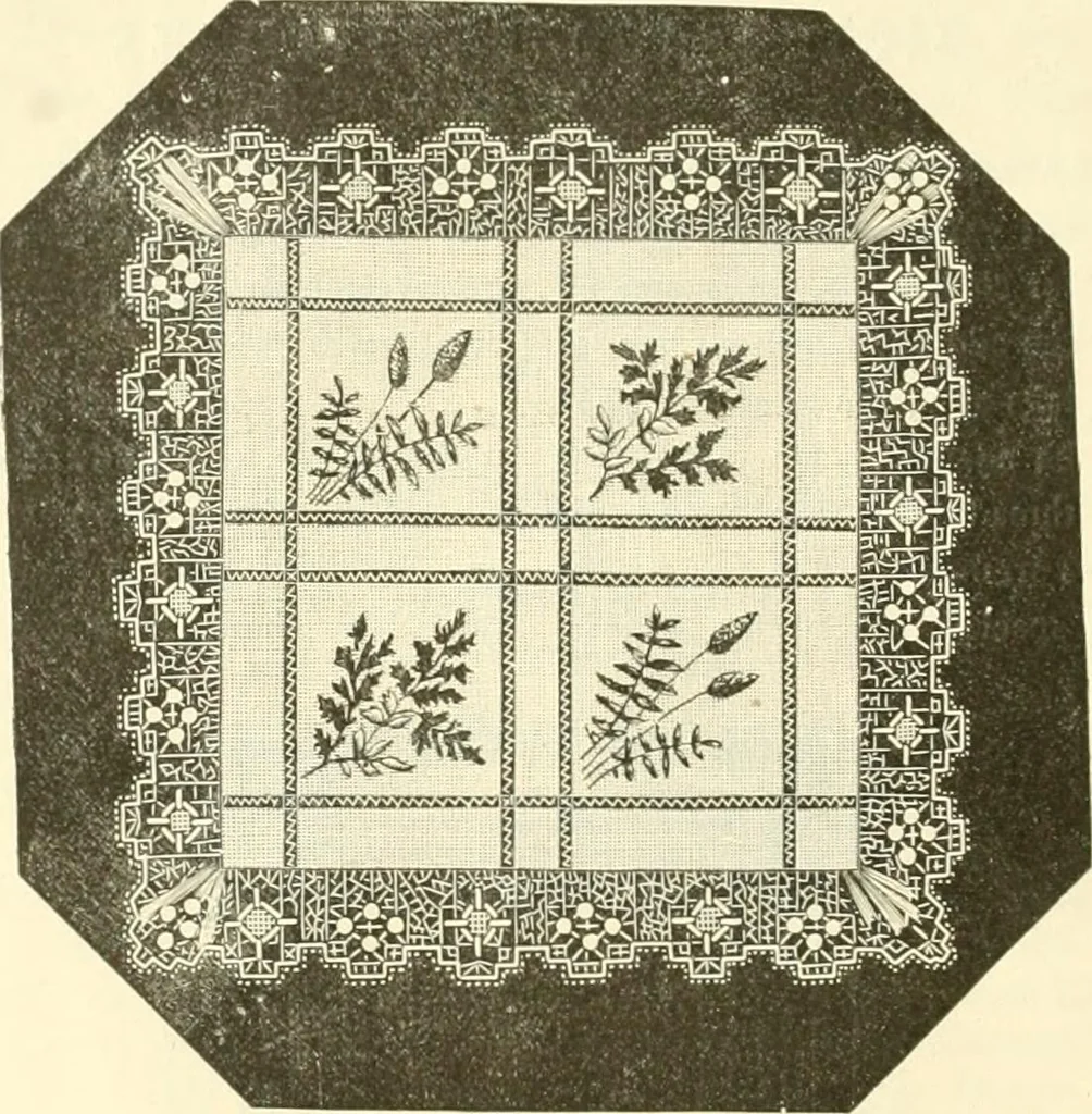 An illustration from Needle-craft: artistic and practical, 1889, leaf 241