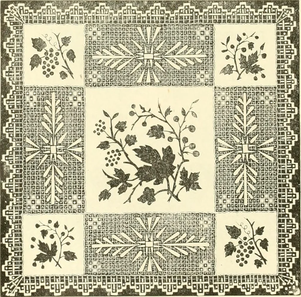 An illustration from Needle-craft: artistic and practical, 1889, leaf 249