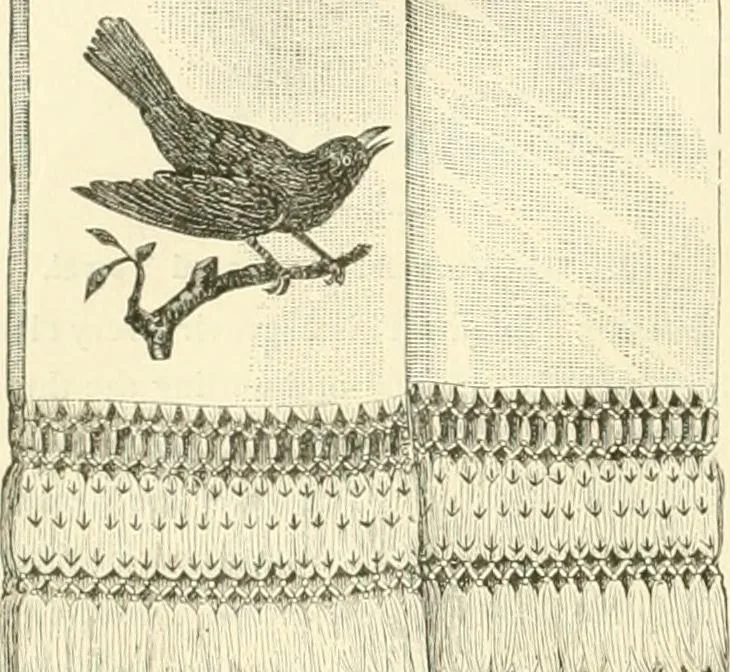 An illustration from Needle-craft: artistic and practical, 1889, leaf 257