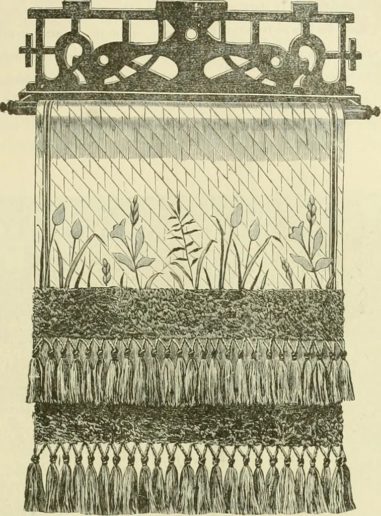 An illustration from Needle-craft: artistic and practical, 1889, leaf 260