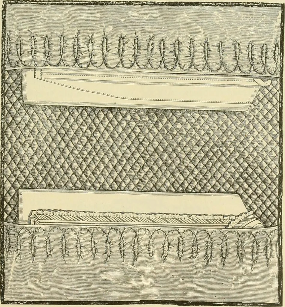An illustration from Needle-craft: artistic and practical, 1889, leaf 278