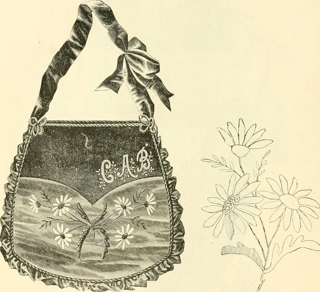 An illustration from Needle-craft: artistic and practical, 1889, leaf 285