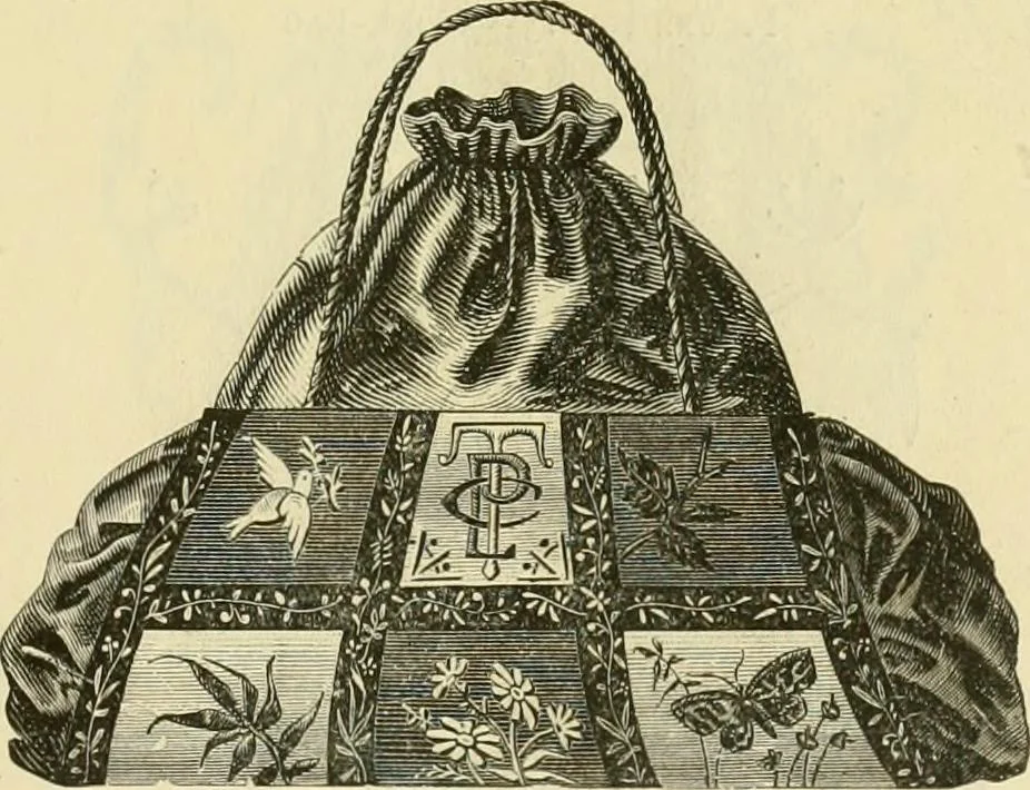 An illustration from Needle-craft: artistic and practical, 1889, leaf 286