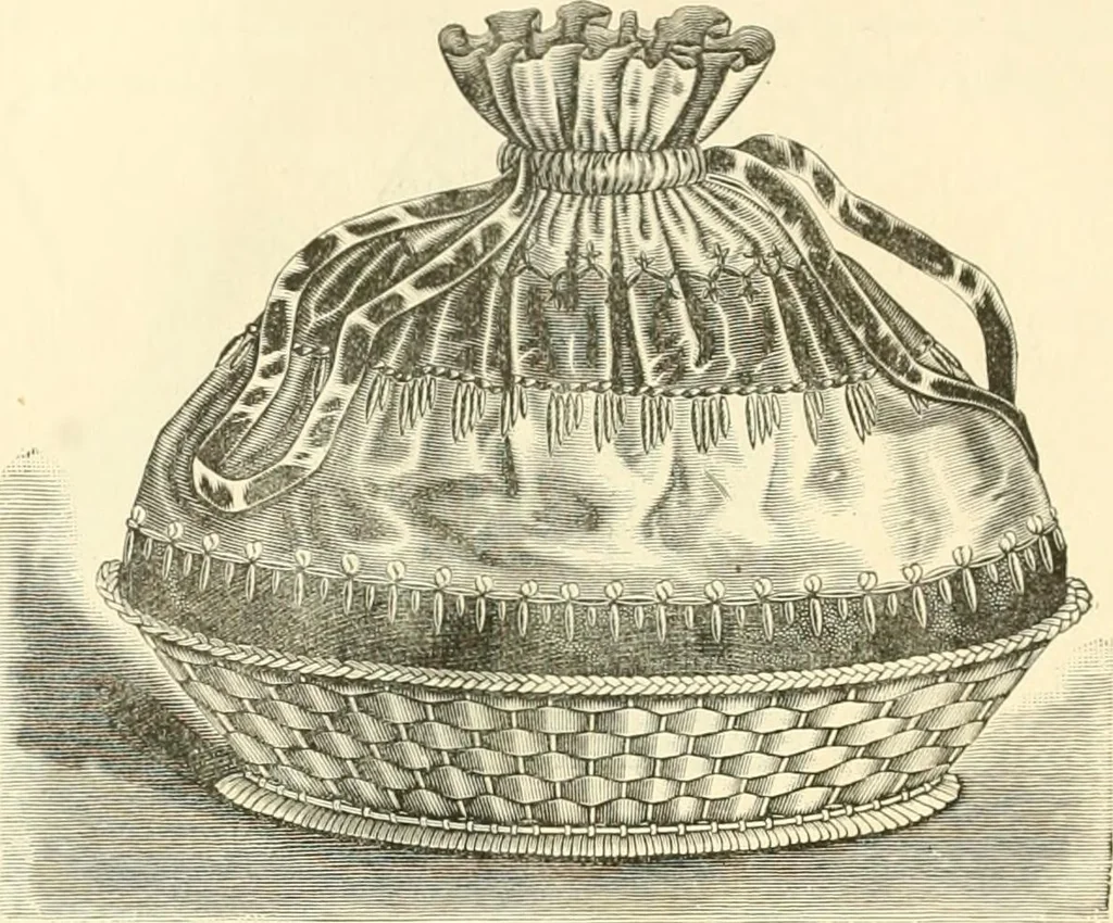 An illustration from Needle-craft: artistic and practical, 1889, leaf 287