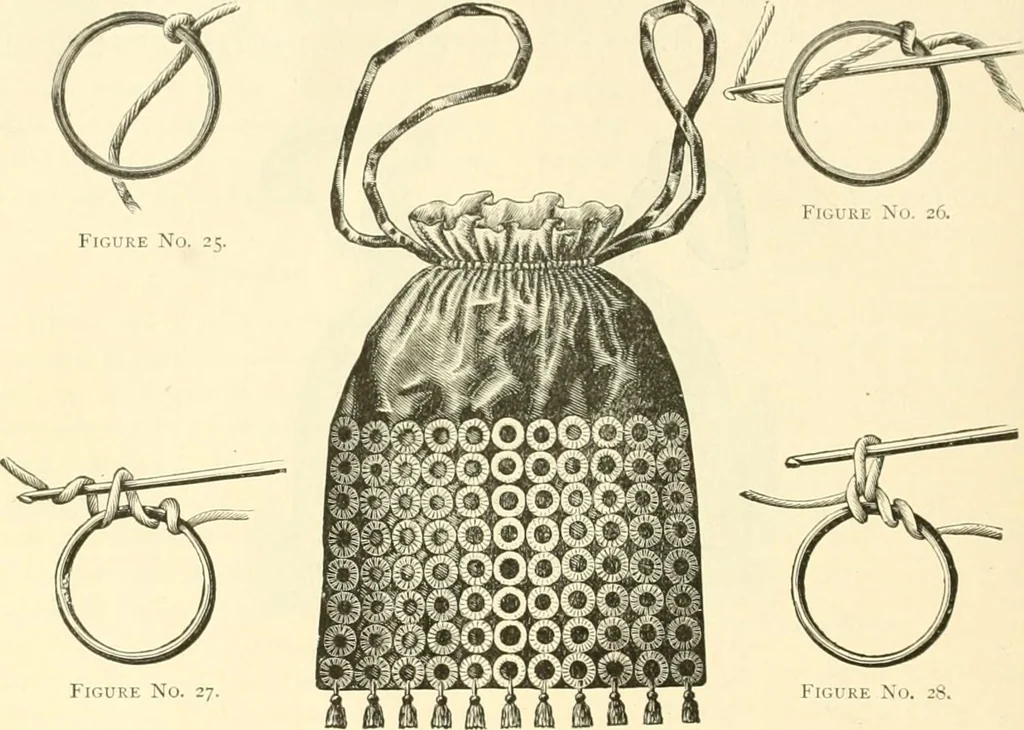 An illustration from Needle-craft: artistic and practical, 1889, leaf 291