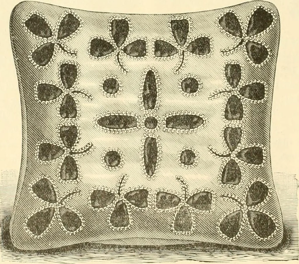 An illustration from Needle-craft: artistic and practical, 1889, leaf 317