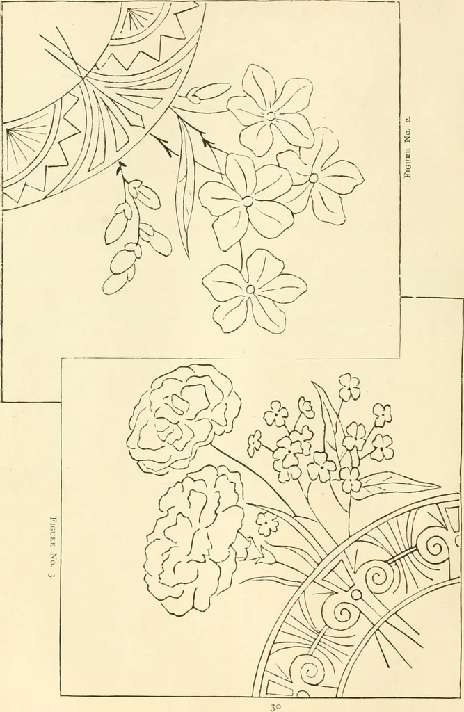 An illustration from Needle-craft: artistic and practical, 1889, leaf 35