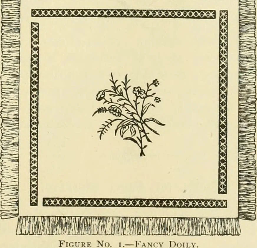 An illustration from Needle-craft: artistic and practical, 1889, leaf 42