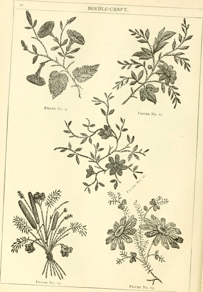 An illustration from Needle-craft: artistic and practical, 1889, leaf 45