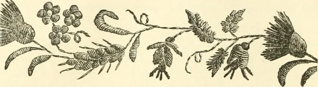 An illustration from Needle-craft: artistic and practical, 1889, leaf 63