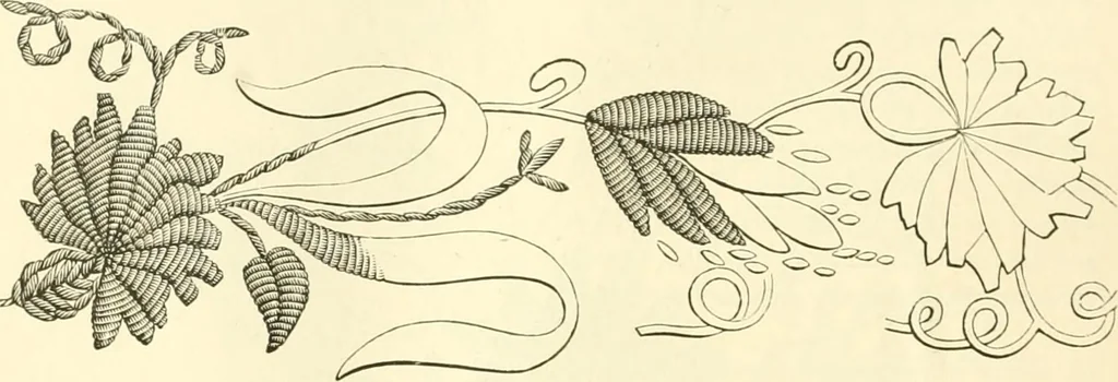 An illustration from Needle-craft: artistic and practical, 1889, leaf 67