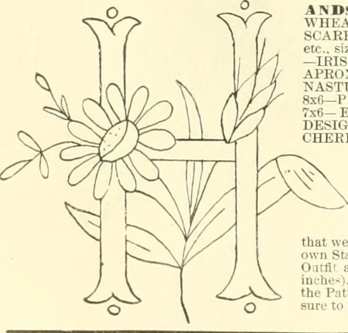 An illustration from Needle-craft: artistic and practical, 1889, leaf 77