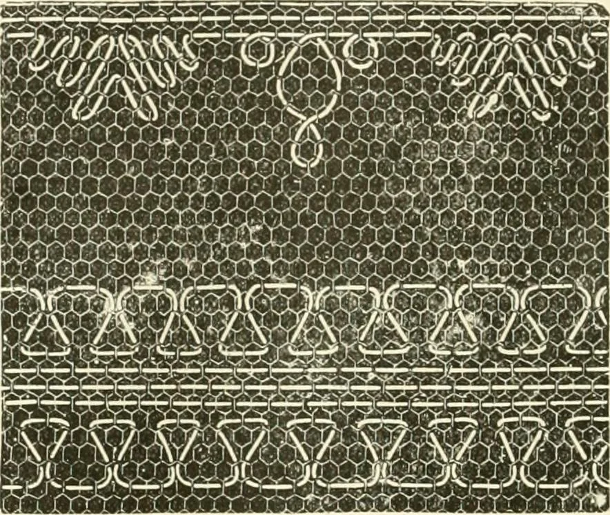 An illustration from Needle-craft: artistic and practical, 1889, leaf 91