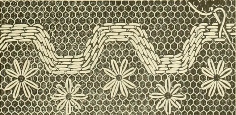 An illustration from Needle-craft: artistic and practical, 1889, leaf 92