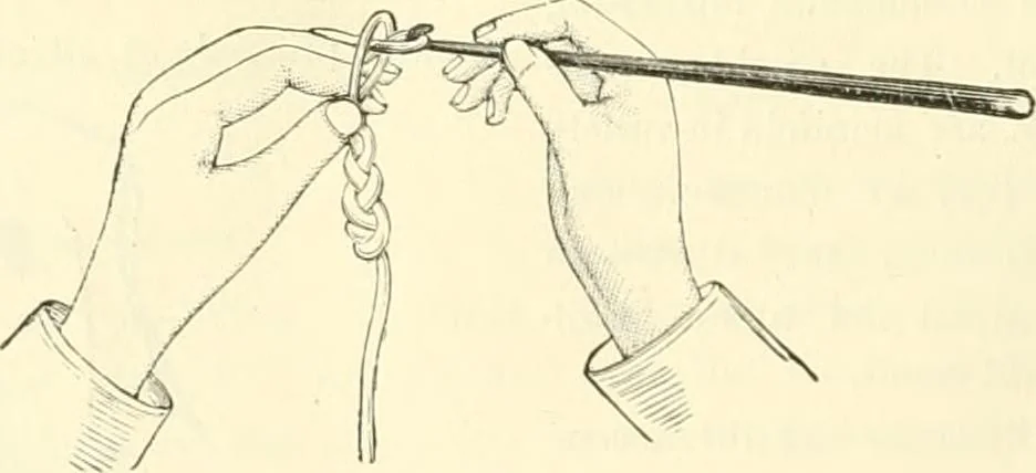 An illustration from Needle-craft: artistic and practical, 1889, leaf 95