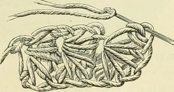 An illustration from Needle-craft: artistic and practical, 1889, leaf 96