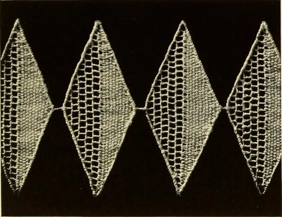 An illustration from Needle-made laces, 1890, leaf 11