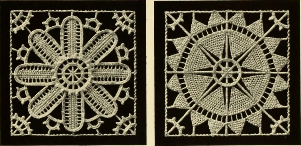 An illustration from Needle-made laces, 1890, leaf 14