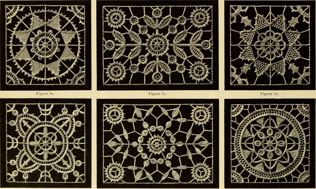An illustration from Needle-made laces, 1890, leaf 15