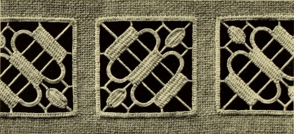 An illustration from Needle-made laces, 1890, leaf 17
