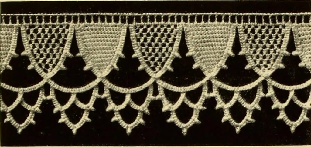 An illustration from Needle-made laces, 1890, leaf 19