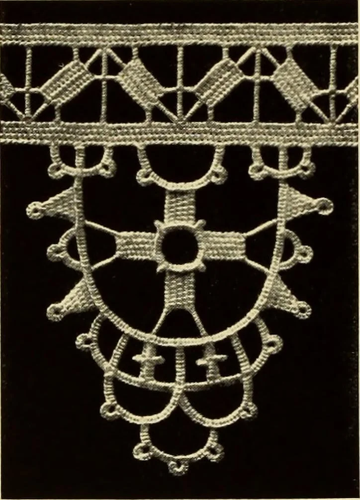 An illustration from Needle-made laces, 1890, leaf 19