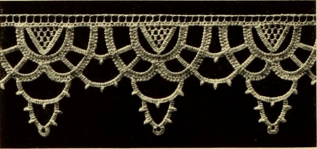 An illustration from Needle-made laces, 1890, leaf 19