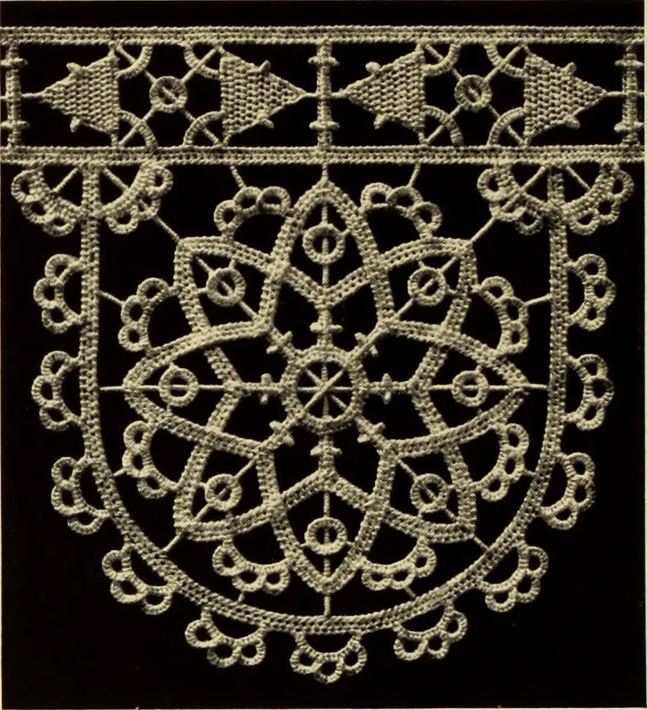 An illustration from Needle-made laces, 1890, leaf 19