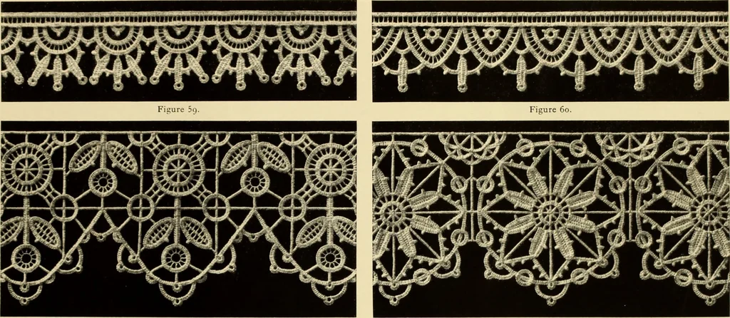 An illustration from Needle-made laces, 1890, leaf 20
