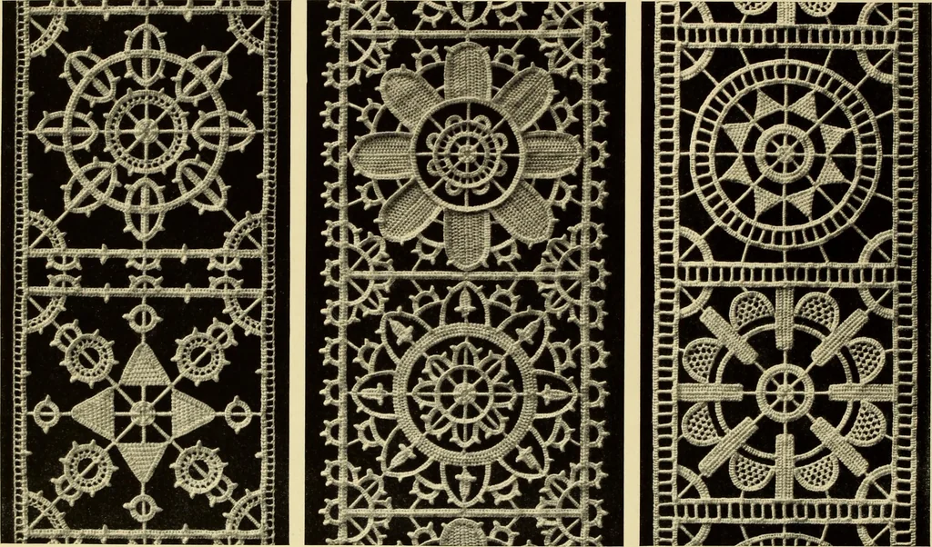 An illustration from Needle-made laces, 1890, leaf 21