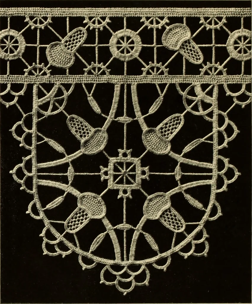 An illustration from Needle-made laces, 1890, leaf 22