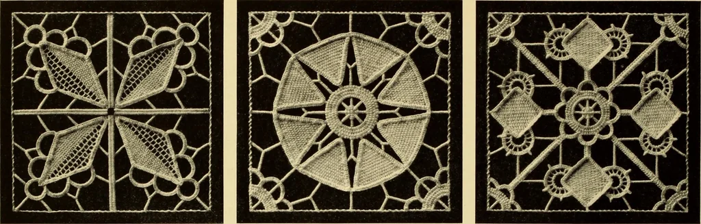 An illustration from Needle-made laces, 1890, leaf 23