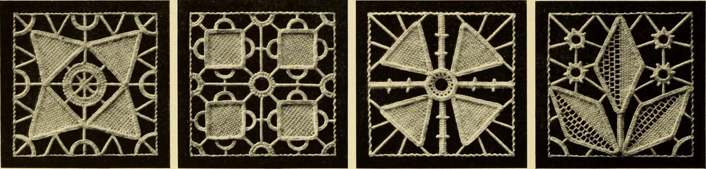 An illustration from Needle-made laces, 1890, leaf 23