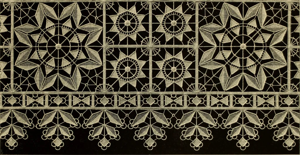 An illustration from Needle-made laces, 1890, leaf 24