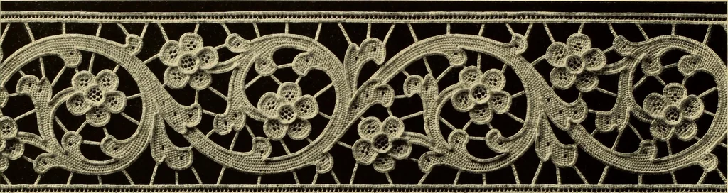 An illustration from Needle-made laces, 1890, leaf 25