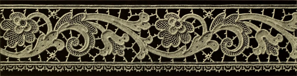An illustration from Needle-made laces, 1890, leaf 25