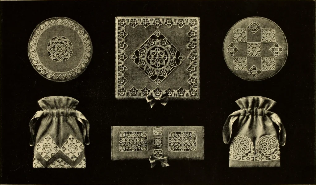An illustration from Needle-made laces, 1890, leaf 28