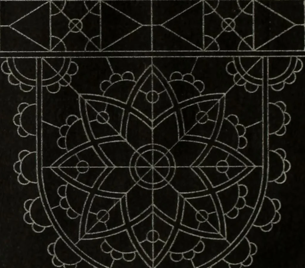 An illustration from Needle-made laces, 1890, leaf 44