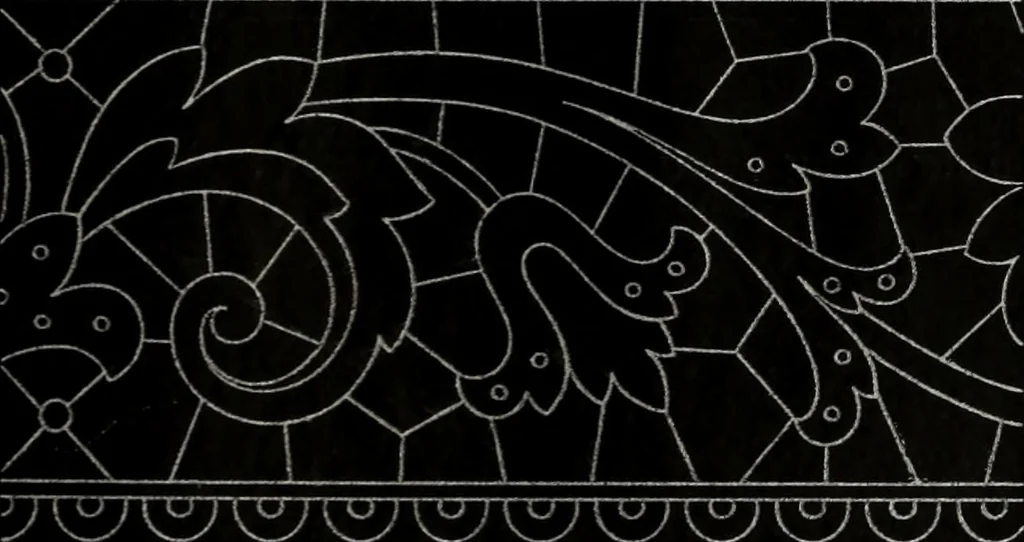 An illustration from Needle-made laces, 1890, leaf 60
